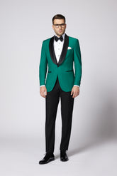 COSTUM CEREMONIE VERDE RYAN SINGLE BREASTED
